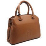 Etrier handtas cognac leder EBAL06